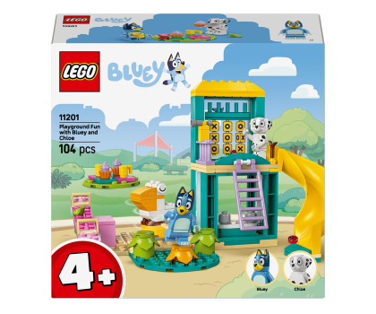 Klocki LEGO® LEGO DUPLO Bluey 11201 Blue i Łatko na placu zabaw